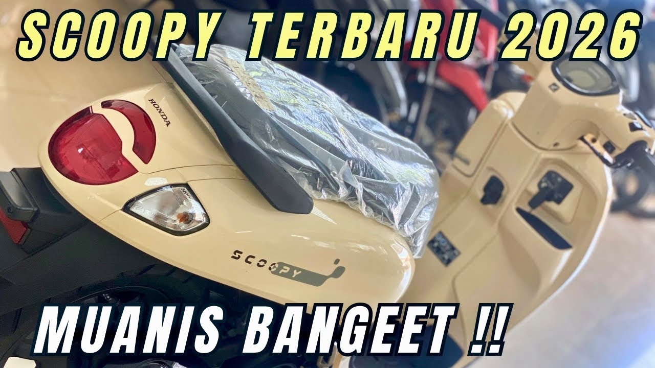 SCOOPY TERBARU 2026 FASHION CREAM WARNANYA MANIS BANGET ‼️