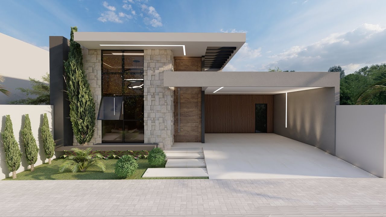 312// Casa moderna em terreno de 12x20 | COM PISCINA |