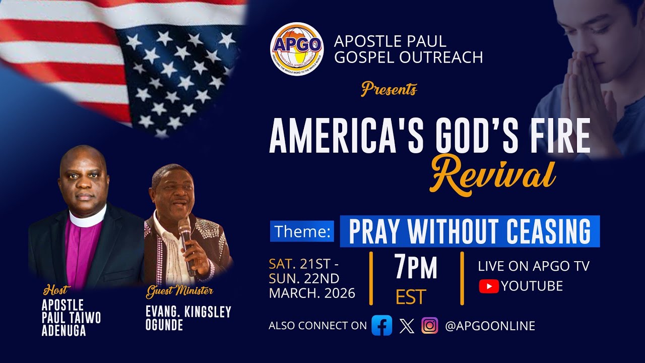 AMERICA GOD&rsquo;S FIRE REVIVAL 