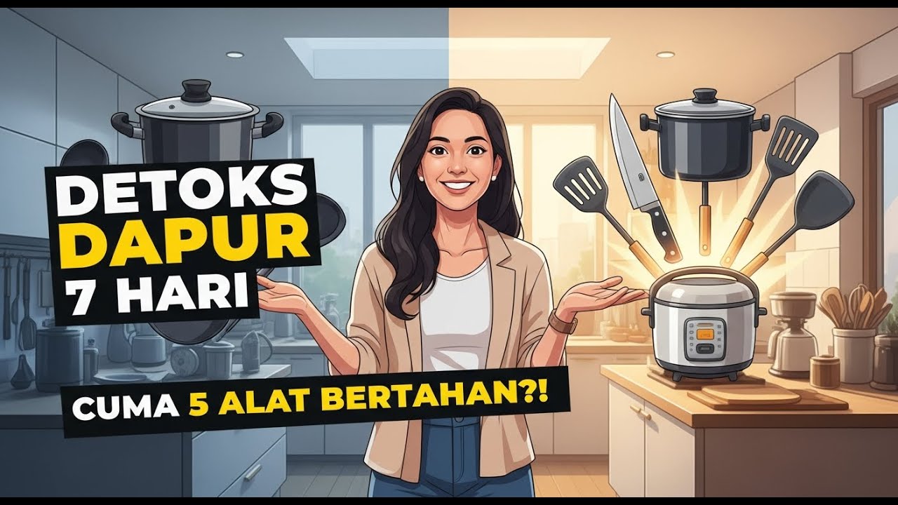 Aku Detoks Dapur 7 Hari, dan Ini 5 Alat Masak yang Bertahan