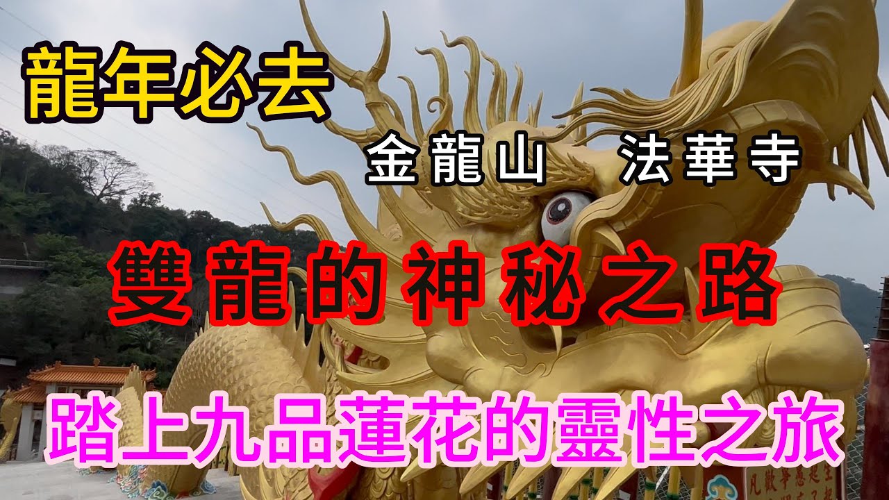 龍年必去金龍山法華寺.雙龍的神祕之路踏上九品蓮花的靈性之旅 2024 #龍年 #金龍山法華寺 #雙色金龍階梯 #南投 #中寮 #釋迦摩尼佛 #彌勒佛 #台灣 #打卡 #旅遊 #景點 #悟思 #wusi