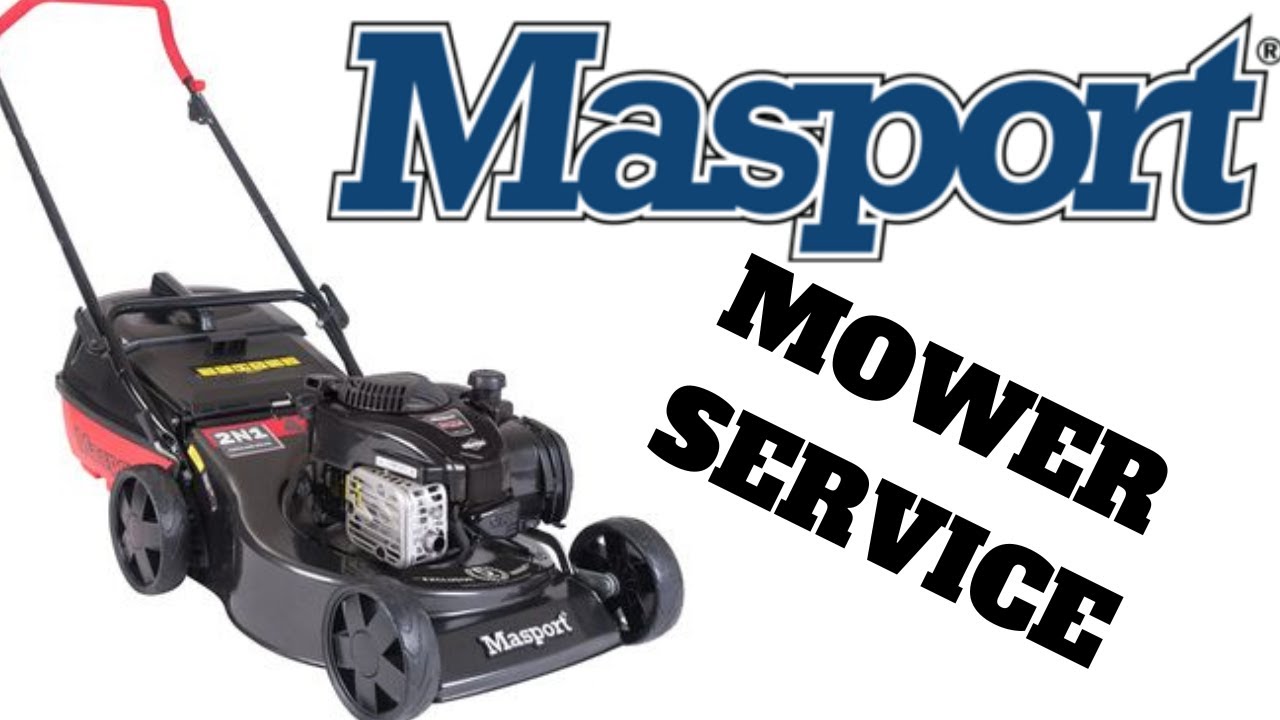 Masport 470 2n1 Mower Service - Briggs and Stratton Service - Oil Change - Mower Maintenance
