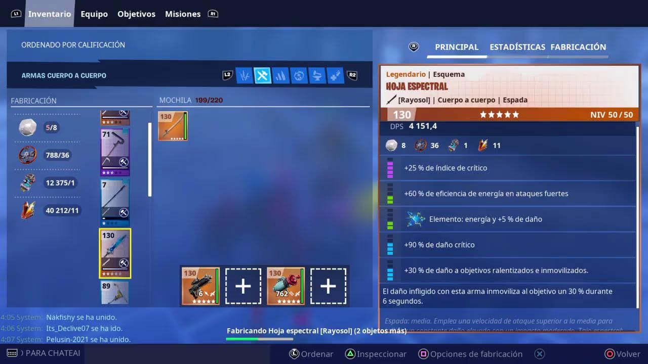 REGALANDO ARMAS 130 MATERIALES  TRAMPAS 144 FORTNITE SALVAR EL MUNDO
