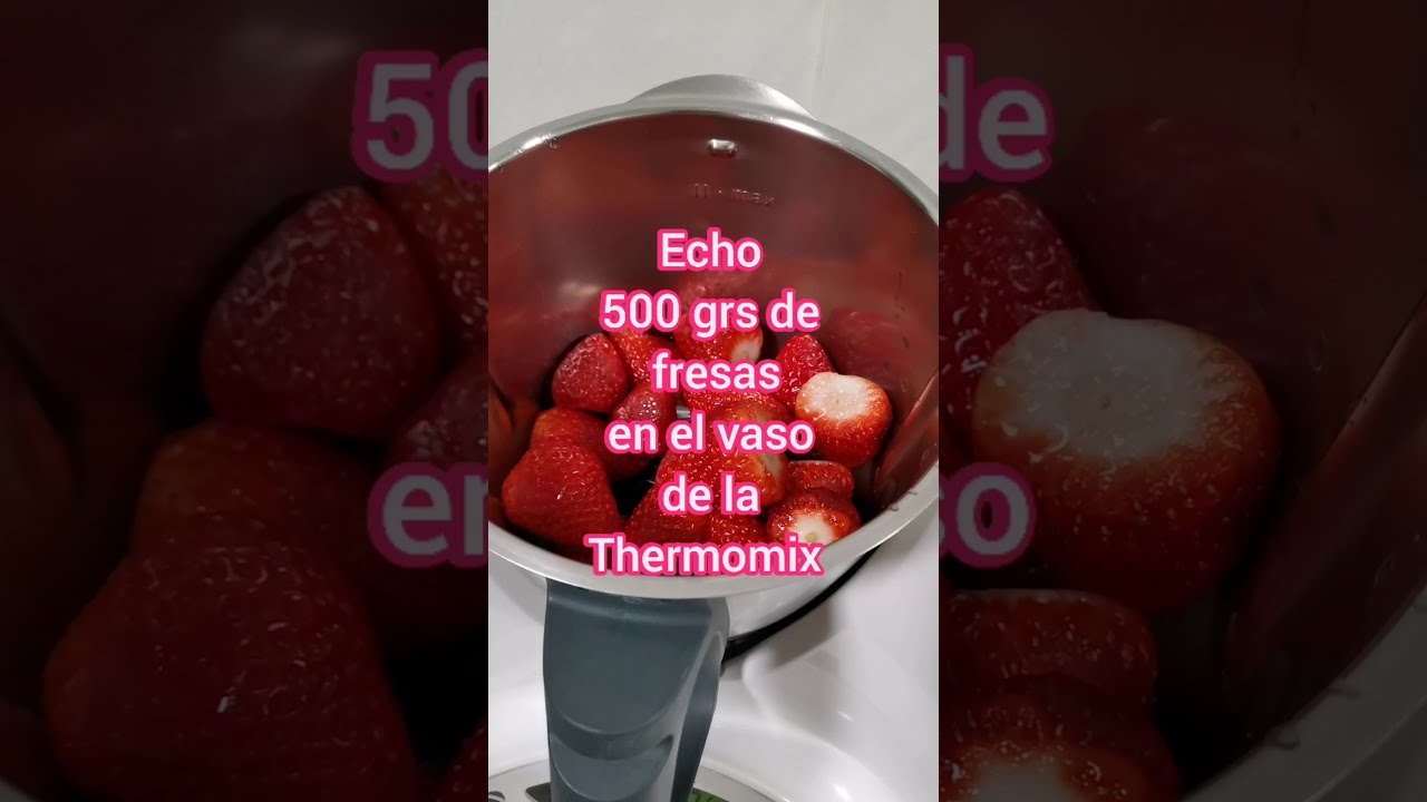 Batido de fresas en la Thermomix #fresas #batido #thermomix #lunalili