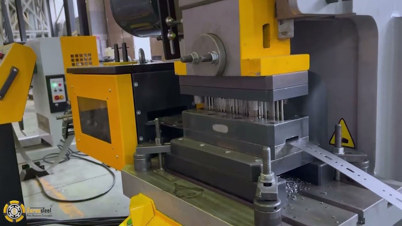 ServoSteel Otomat Ray Klemens Ray Rollform Hattı