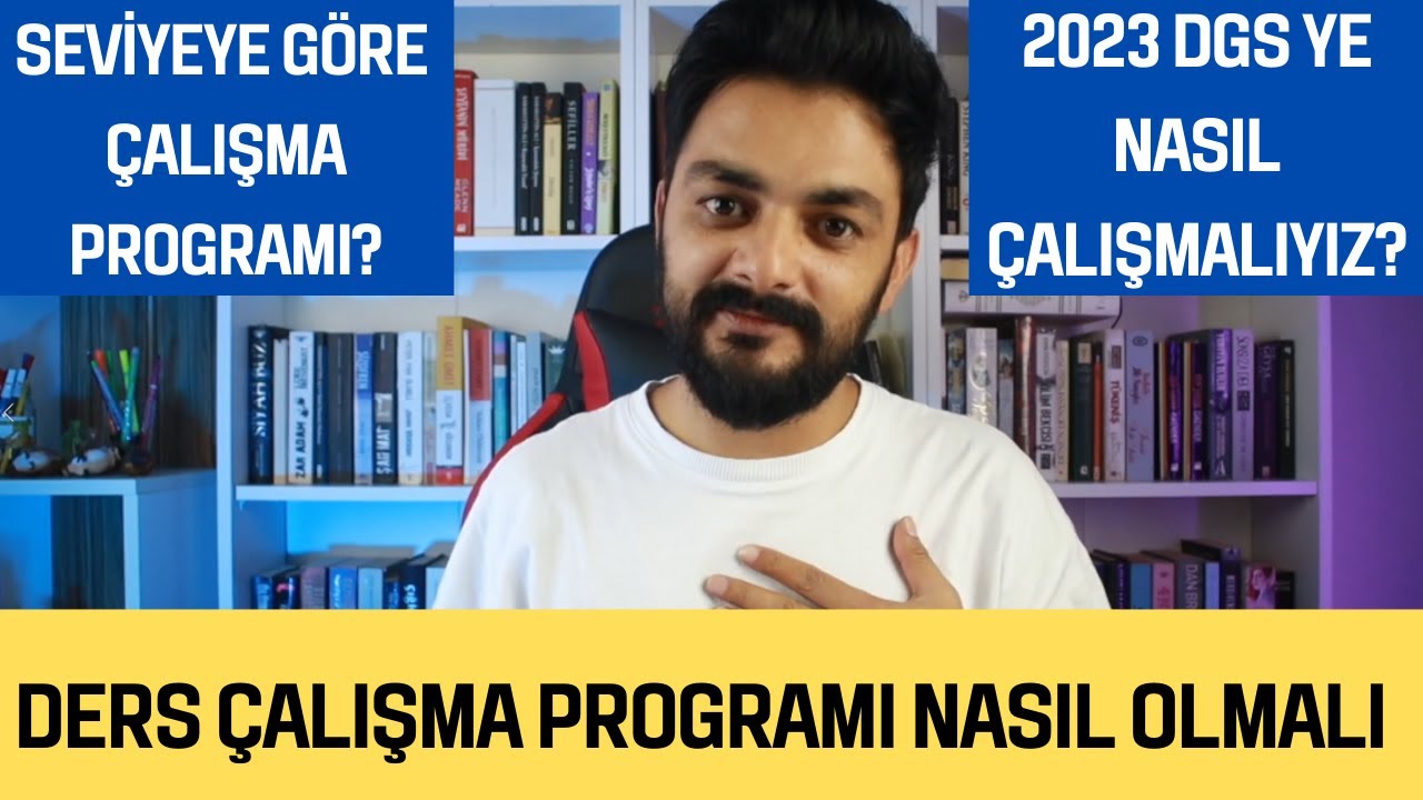2023 DGS DERS &Ccedil;ALIŞMA PROGRAMI (SEVİYE SEVİYE NASIL &Ccedil;ALIŞMALIYIZ?) #DGS #dgstayfa