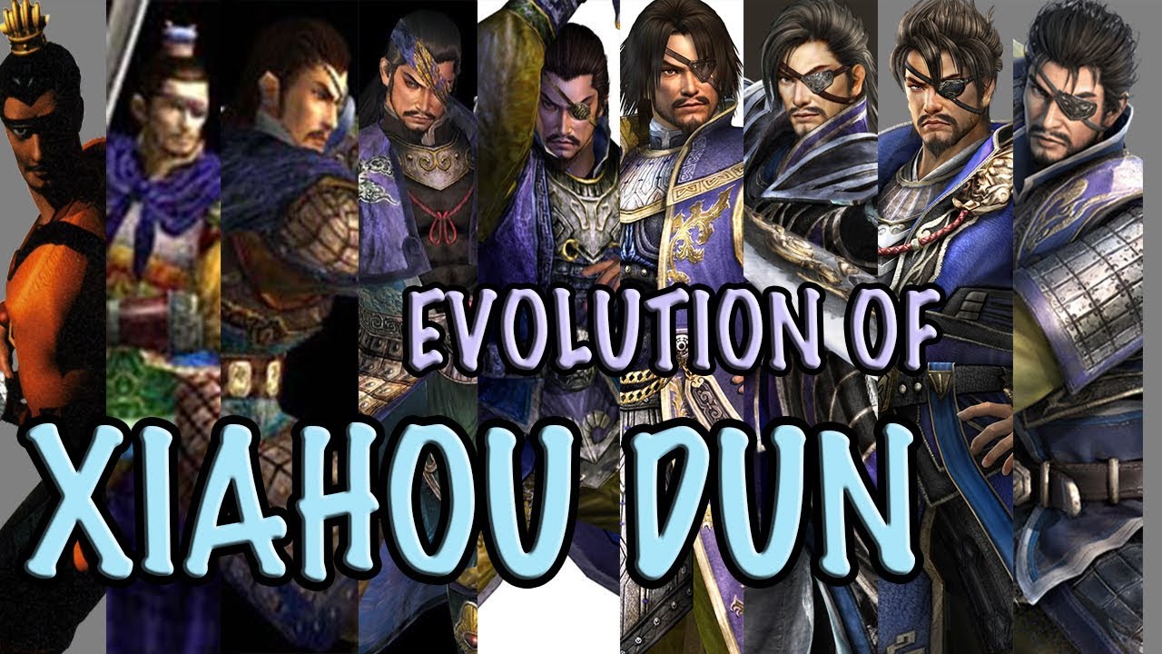 Evolution of Xiahou Dun from DW1 to 9