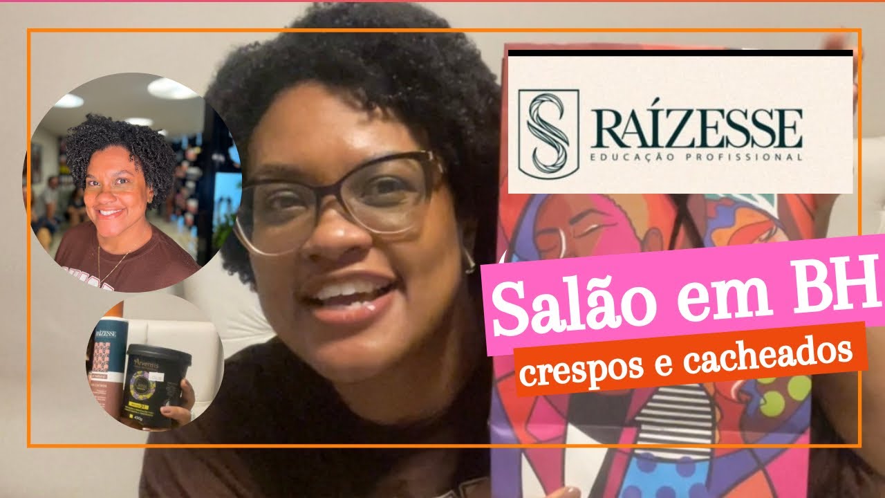 Fui no Raizesses salão especialistas em cabelos crespos e cacheados
