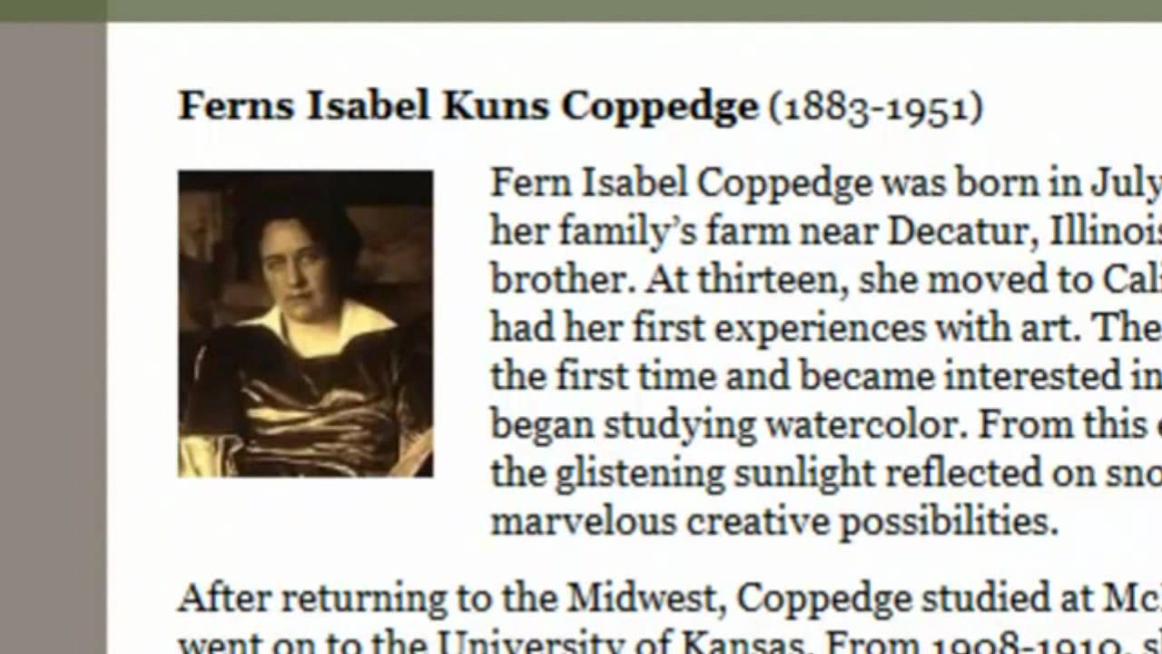 Fern Coppedge (1883-1951) | Ackermans Fine Art
