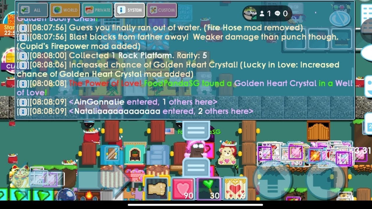 GACHA GROWTOPIA VALENTINE DAY! 4WELLS = GHC?