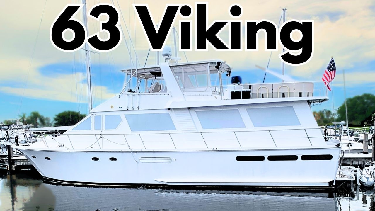 Comfortable Live-aboard | 63 Viking Gulf Star Motor Yacht 1988 $249k | Harbor Yacht Tours