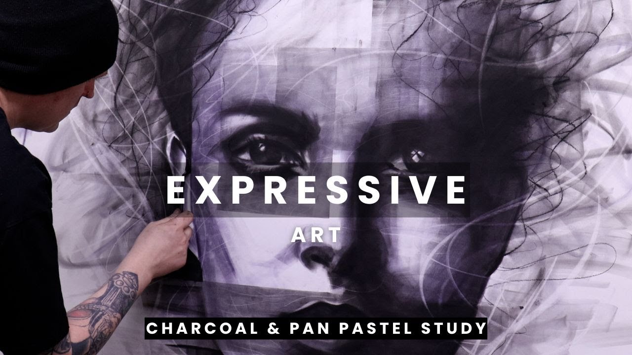 Exploring Charcoal and Pan Pastels | Expressive Art Techniques #CharcoalArt #PanPastelArt #Art