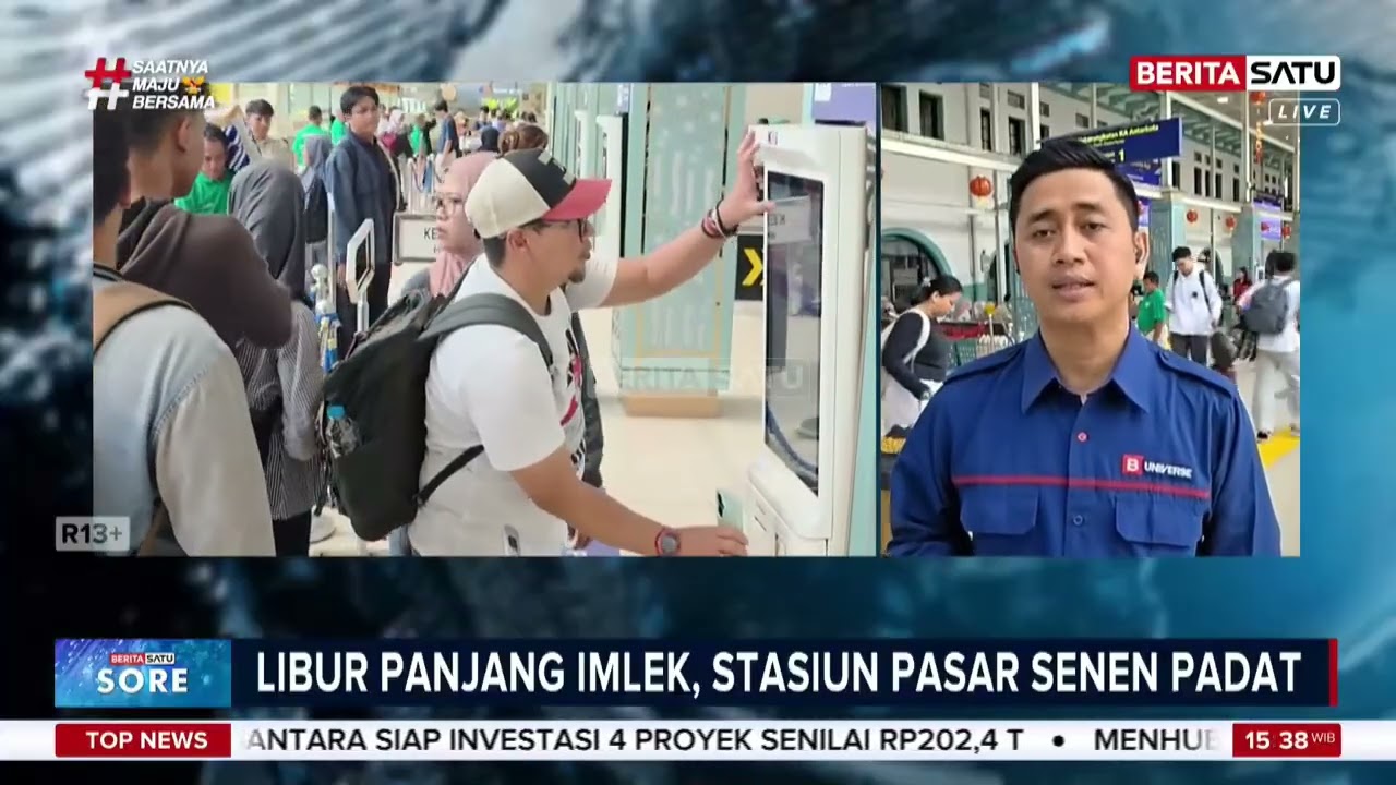 37 Ribu Penumpang Diberangkatkan dari Stasiun Pasar Senen #Beritasatu