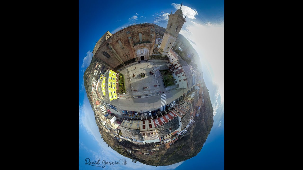 Tendilla (Guadalajara). a vista de dron,