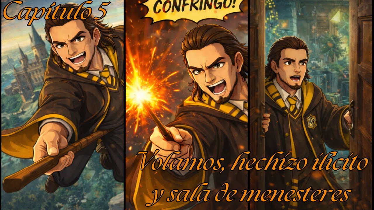 Aprendemos a volar, hechizo prohibido y sala de menesteres I Hogwarts Legacy capítulo 5