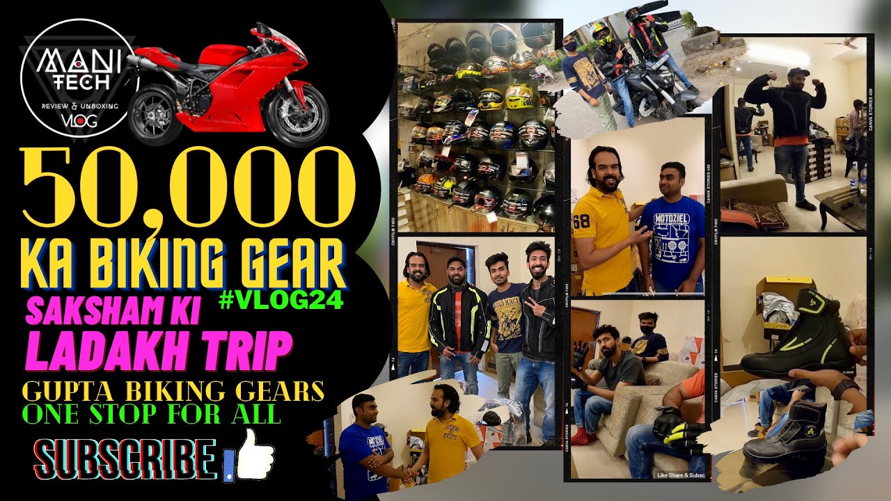50000 ka Saman le liya, Gupta Biking Gear, Ladakh Trip Noida to Ladakh