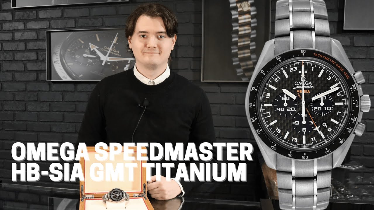 Omega Speedmaster HB SIA GMT Titanium Watch: Lightweight Luxury | SwissWatchExpo