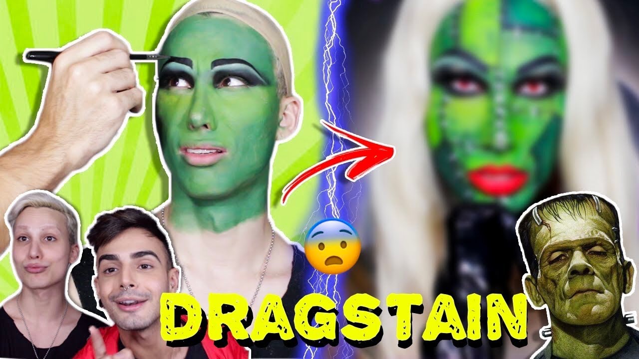MAQUIEI UMA DRAGQUEEN DE HALLOWEEN 🧟‍♂️ ELA GOSTOU?| Victor Nogueira feat. Halessia