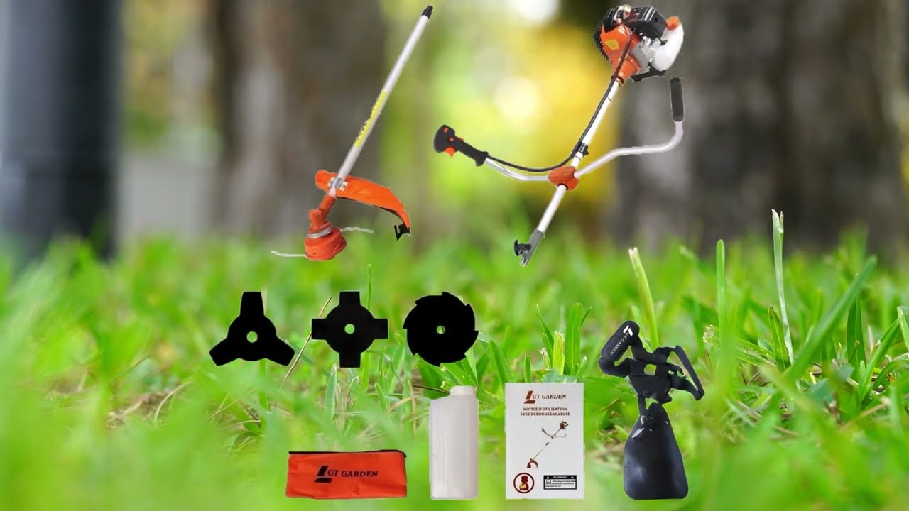 Montage de la débroussailleuse GT GARDEN 52 cm3