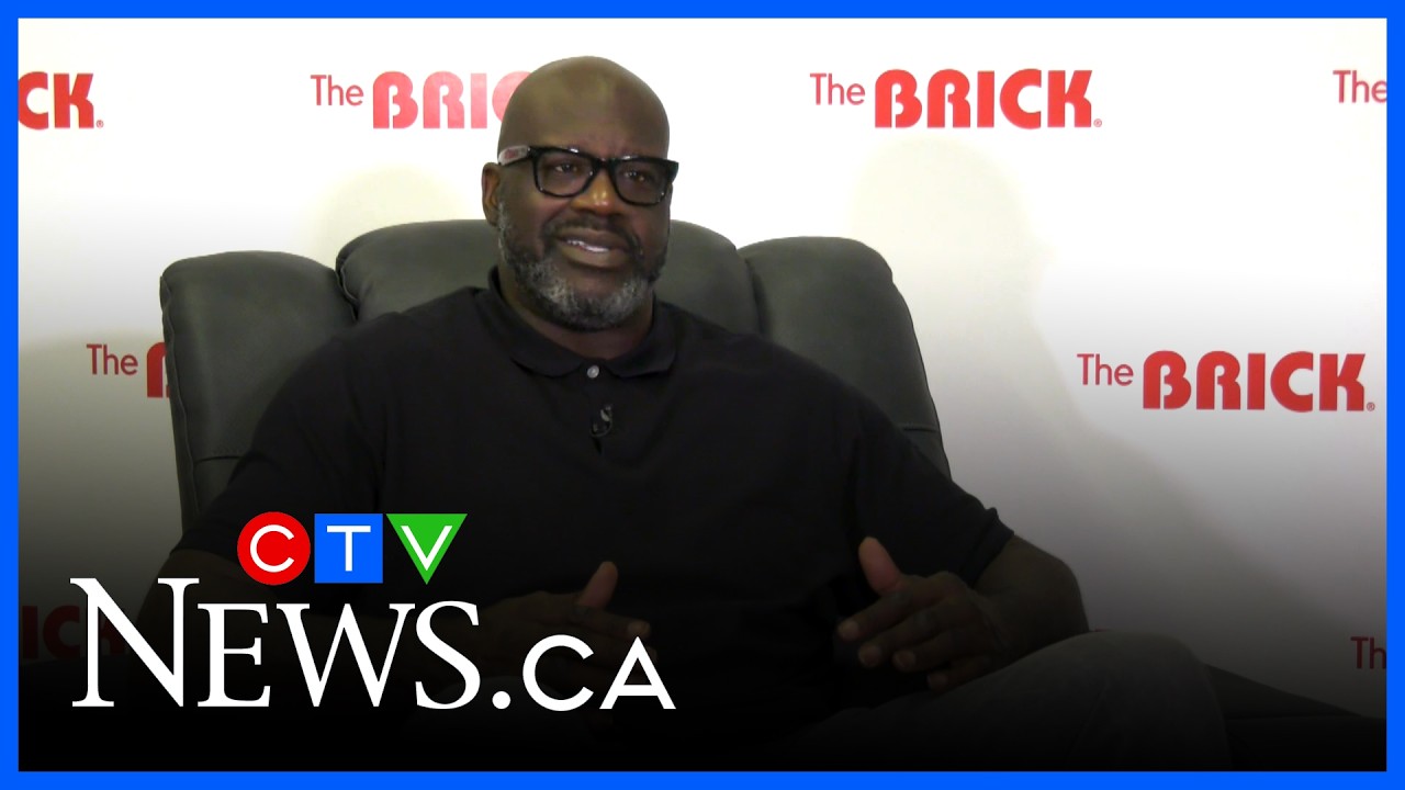 'Canadian people know that Shaq loves Canada': Shaq in Edmonton partnering with The Brick