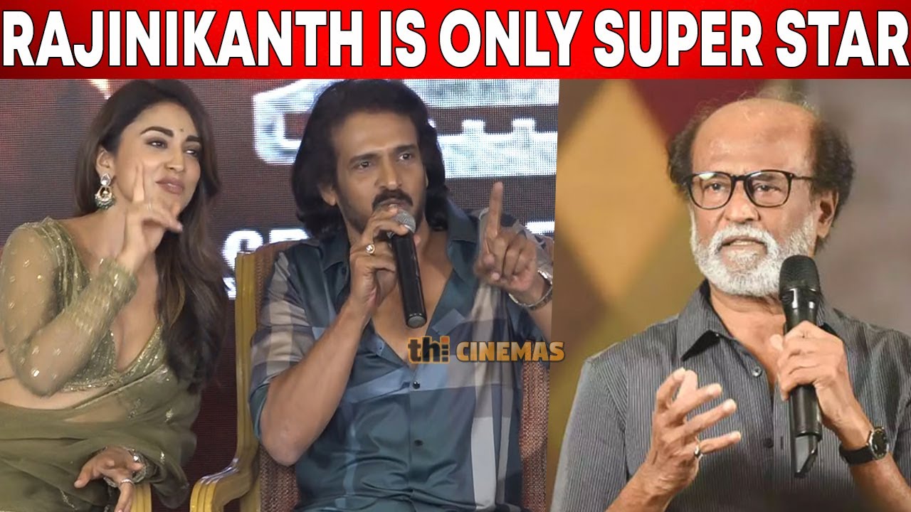 Rajinikanth ! SuperStar UPENDRA Awesome Tamil Speech | Superb Q&A Tamil | Kabzaa Press Meet Tamil