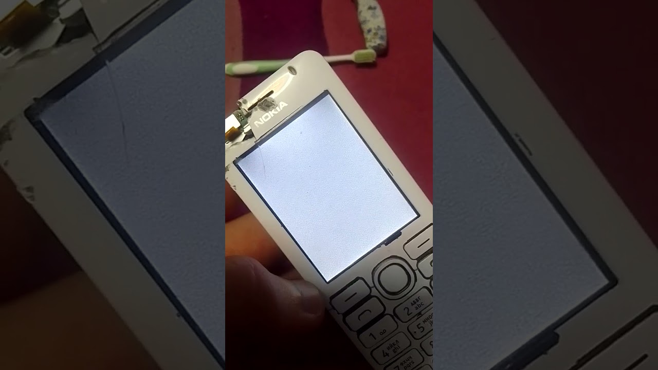 Нокиа 206 пришел дисплей но в нем лазили 🤣🤣🤣 это как называется?)