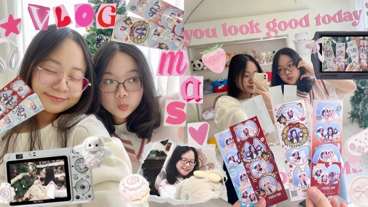 vlogmas.°˖✧ | chụp photobooth, xem phim, đi chơi hơi nhiều • lina heun