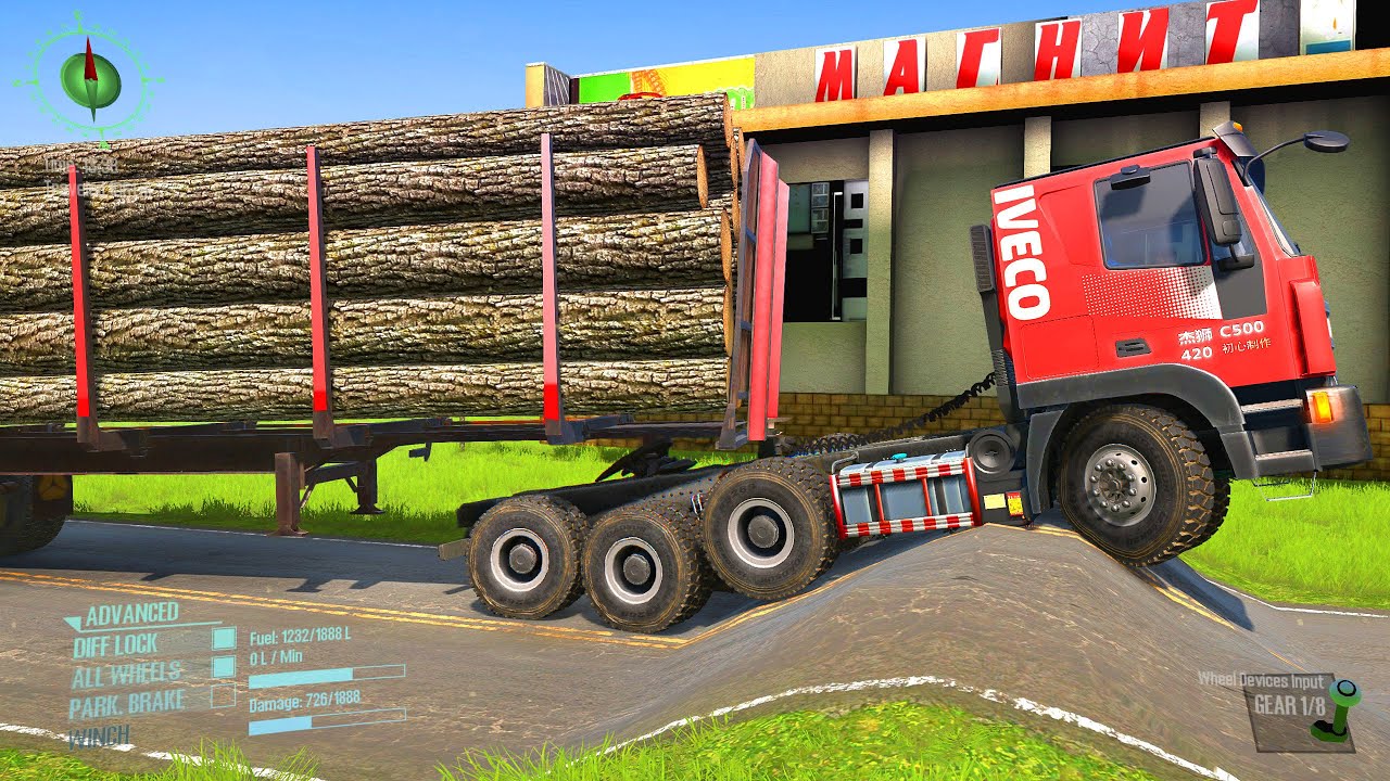 Watch These Trucks Take On Impossible Roads! Spintires: Mudrunner Truck Mod  Game Daily35