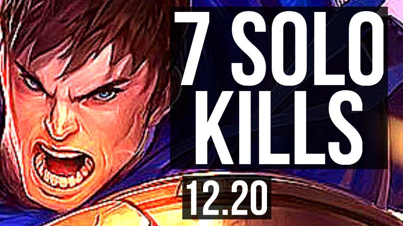 GAREN vs AATROX (TOP) | Rank 4 Garen, 11/1/1, 7 solo kills, Dominating | KR Grandmaster | 12.20