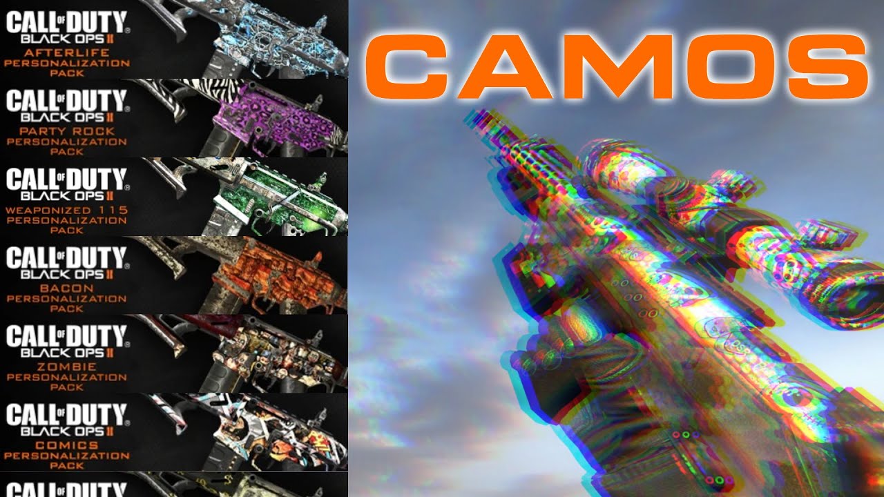 Every Black Ops 2 DLC Camo