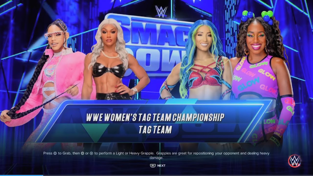 WWE 2K23 Sasha Banks & Naomi V Bianca Belair & Jade Cargill WWE Women’s Tag Team Championship PS5