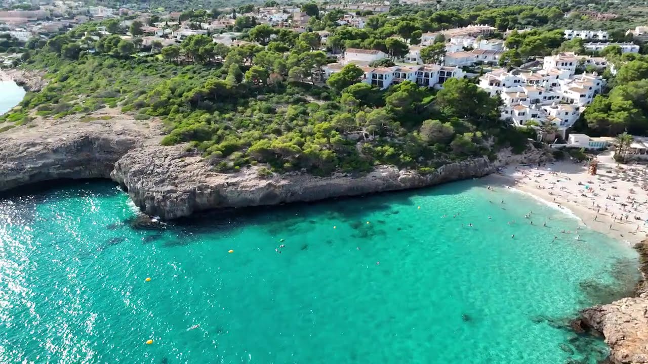 Cala Anguila Mallorca 🇪🇸 | Turquoise Beach Paradise | 4K Cinematic Drone (DJI Mini 4 Pro)