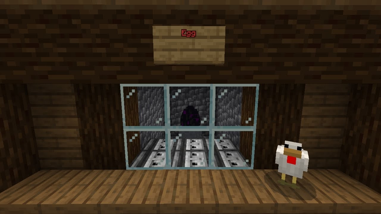 How to make a Redstone dragon egg safe in Minecraft (high-security Redstonee egg vault) (part 1)