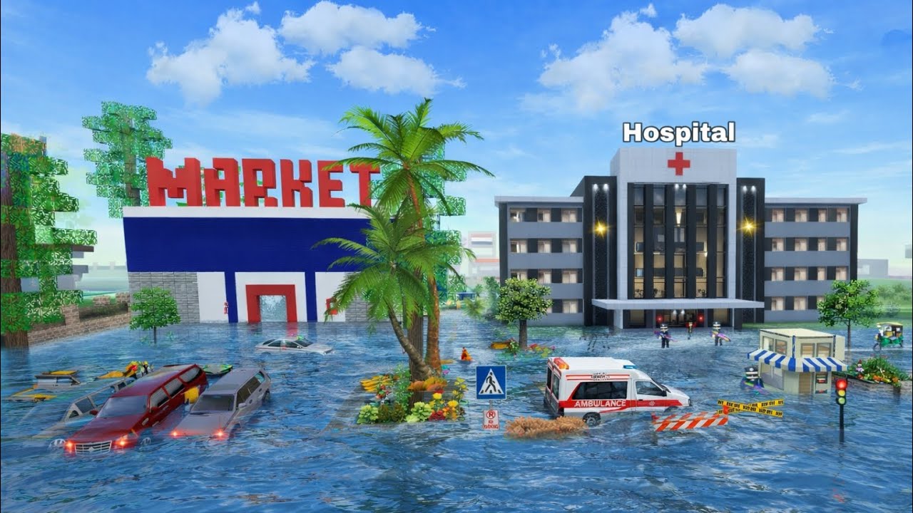 School Party Craft – EMERGENCY at the Hospital! Massive Flood Submerges Hospital Amid CRAZY Chaos