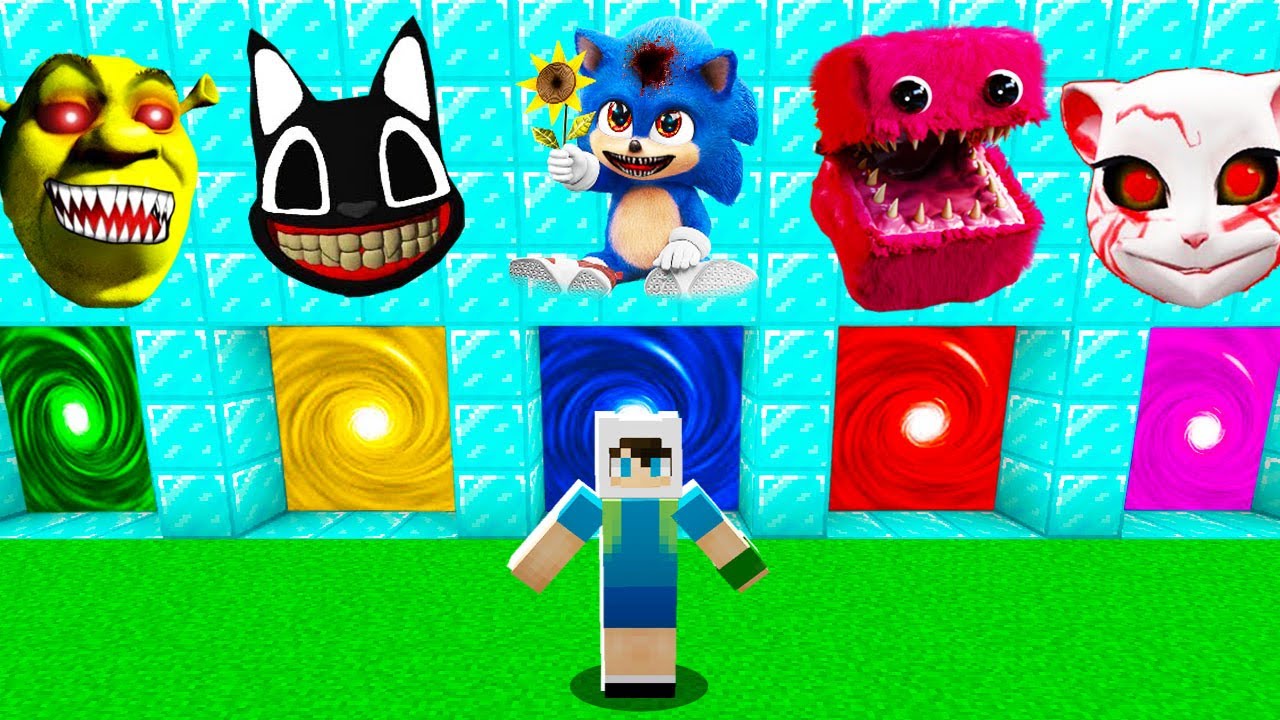 YANLIŞ KORKUNÇ ELMAS PORTALINI SEÇERSEN ÖLÜRSÜN! 😨 Minecraft