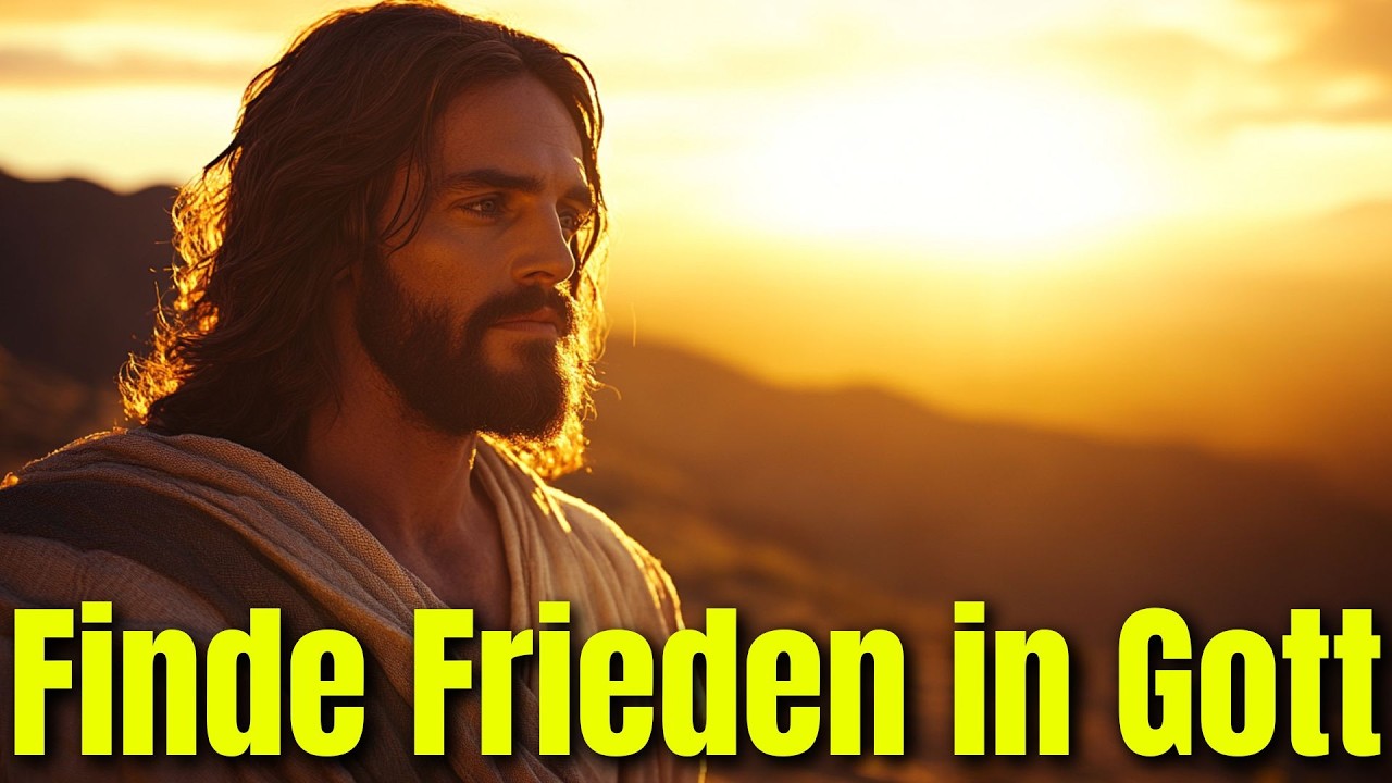 Fühlst du dich ängstlich und besorgt? Finde heute Frieden in Gott