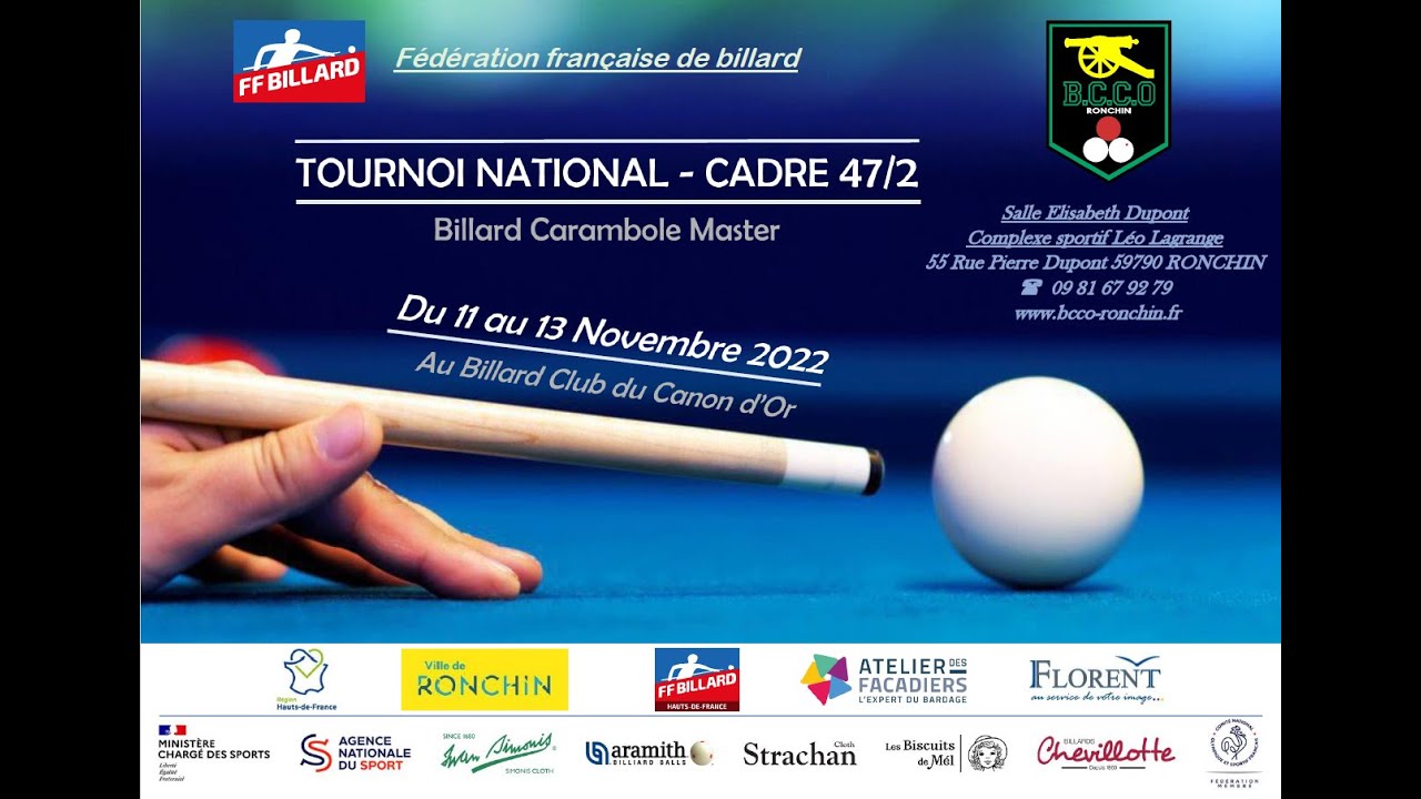 Tournoi Cadre 47/2 Masters - Demi-finale - Brahim DJOUBRI / Cédric ZOPPI [250]