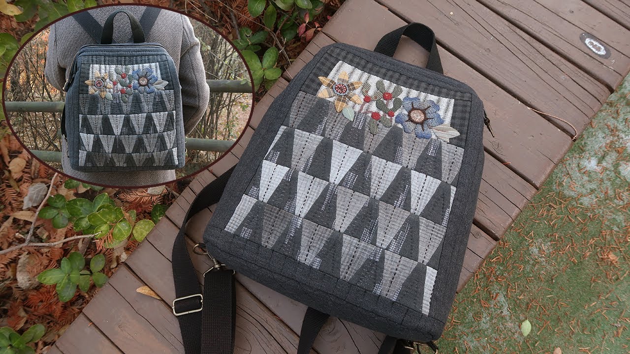 퀼트배낭 퀼트가방 만들기 │ Patchwork Quilted Backpack │ How To  Make DIY Crafts Tutorial