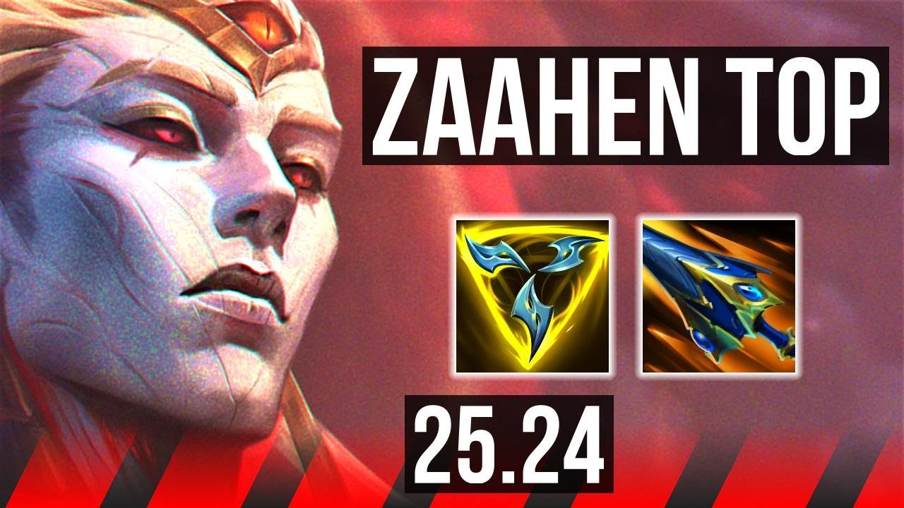 ZAAHEN vs DARIUS (TOP) | Good KDA: 16/1/6 | KR Master | 25.24