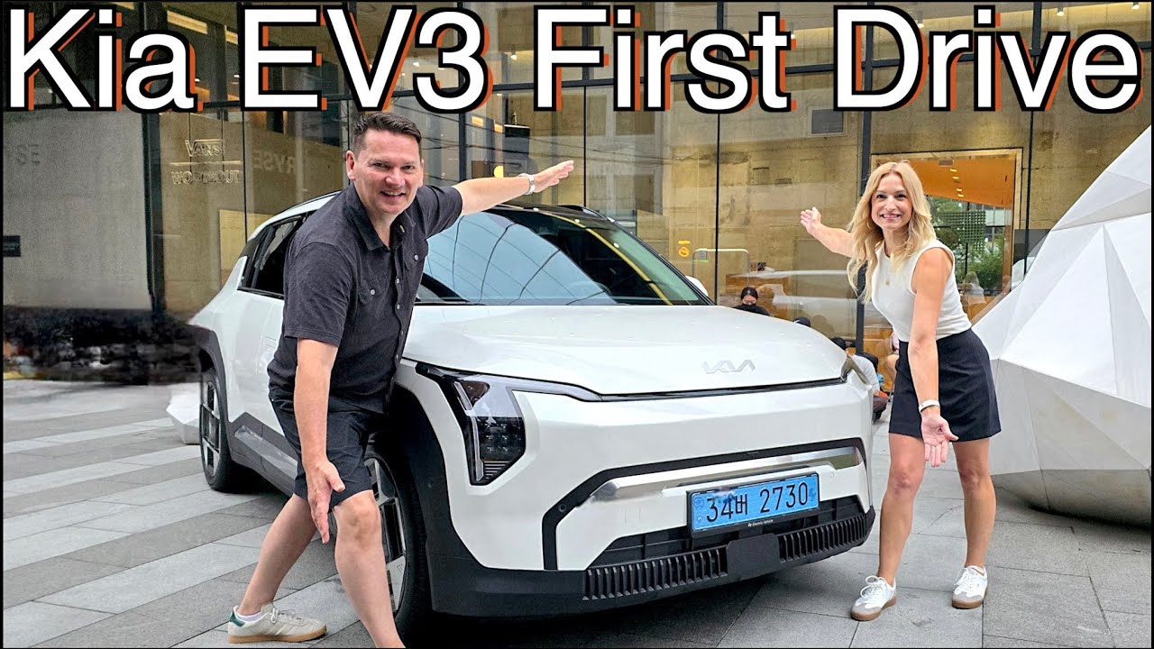 Kia EV3 Первый обзор из Южной Кореи! // Это доступный электромобиль?