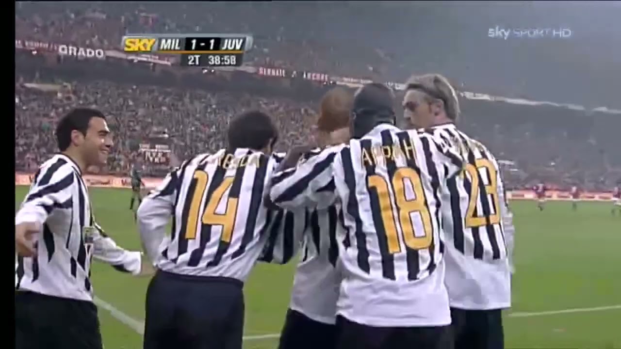 2003/2004 Milan-Juve gol pazzesco di Di Vaio