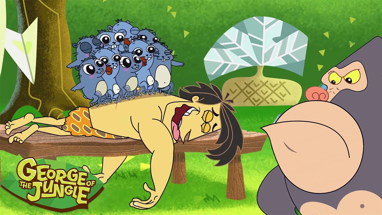 George Gets LAZY 😴 | George of the Jungle | 2 Hours of Full Episodes | Cartoons For Kids