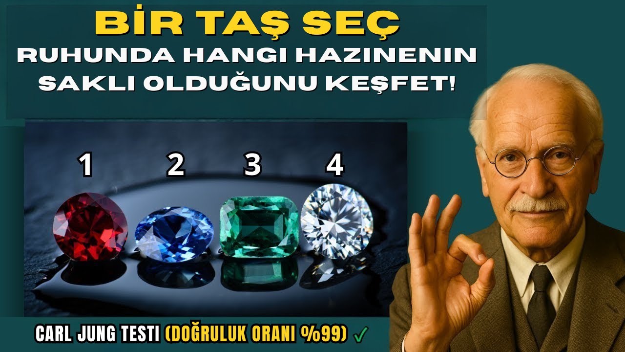 💎 RUHUNDA HANGİ HAZİNE SAKLI? Jung’un taş testi içindeki en güçlü yönünü ortaya çıkaracak.