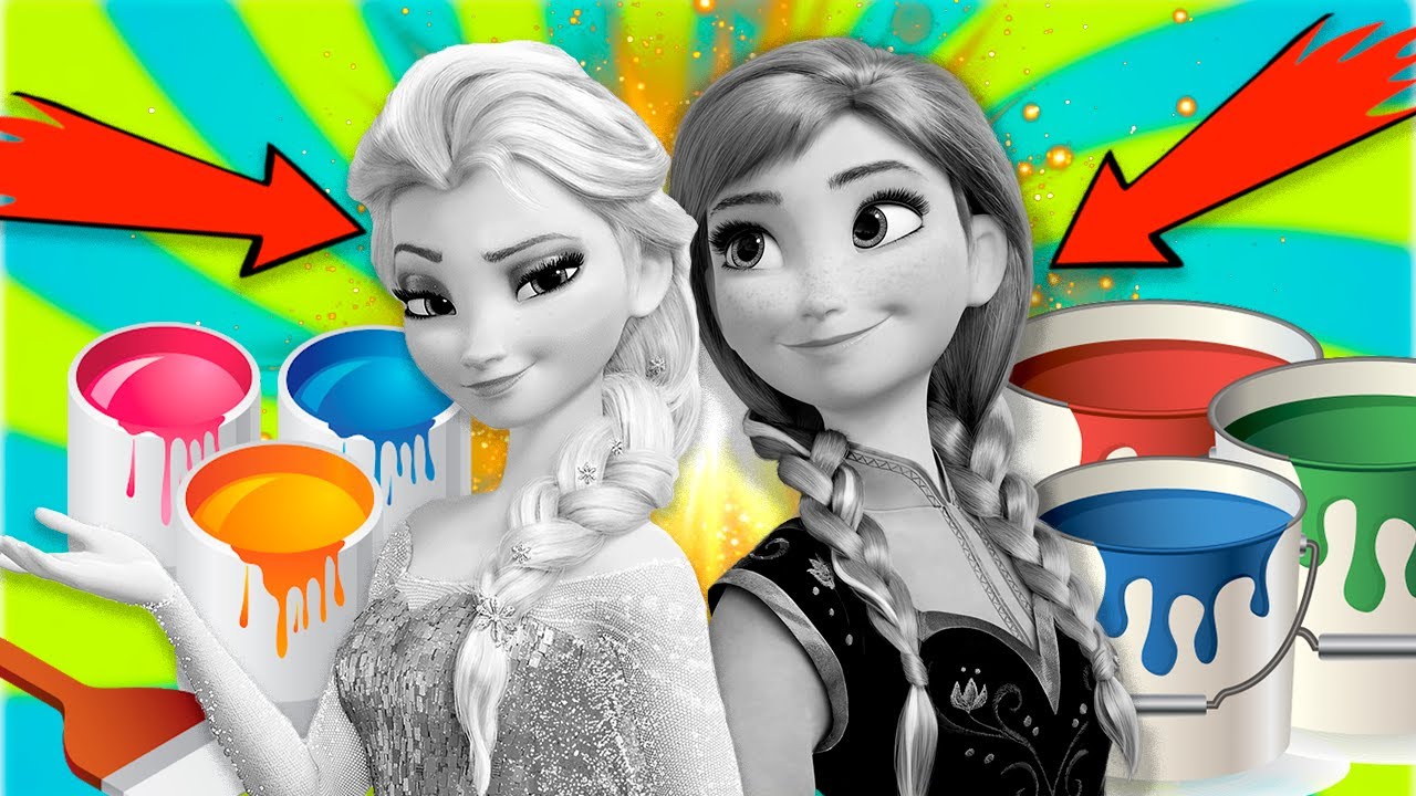 Wrong Anna Elsa Frozen Colors | Transformation | Wrong Heads Puzzle