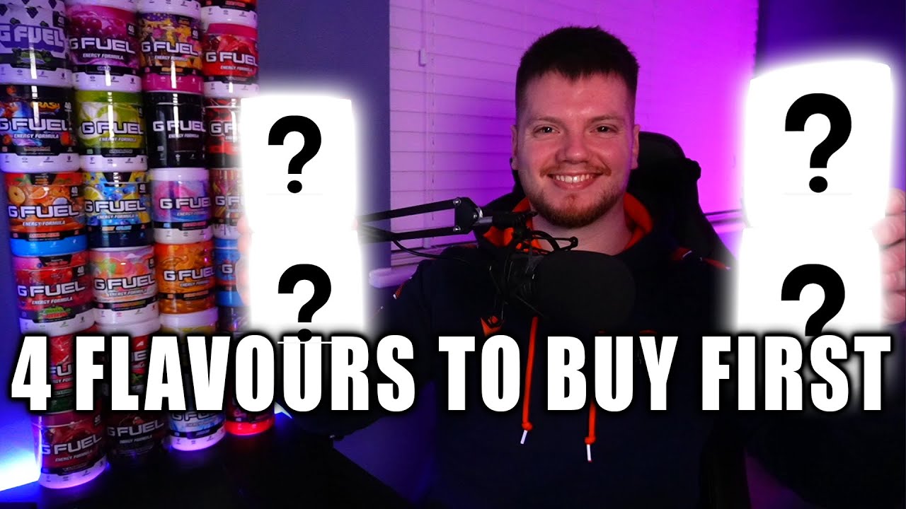 4 GFUEL FLAVOURS YOU SHOULD BUY FIRST