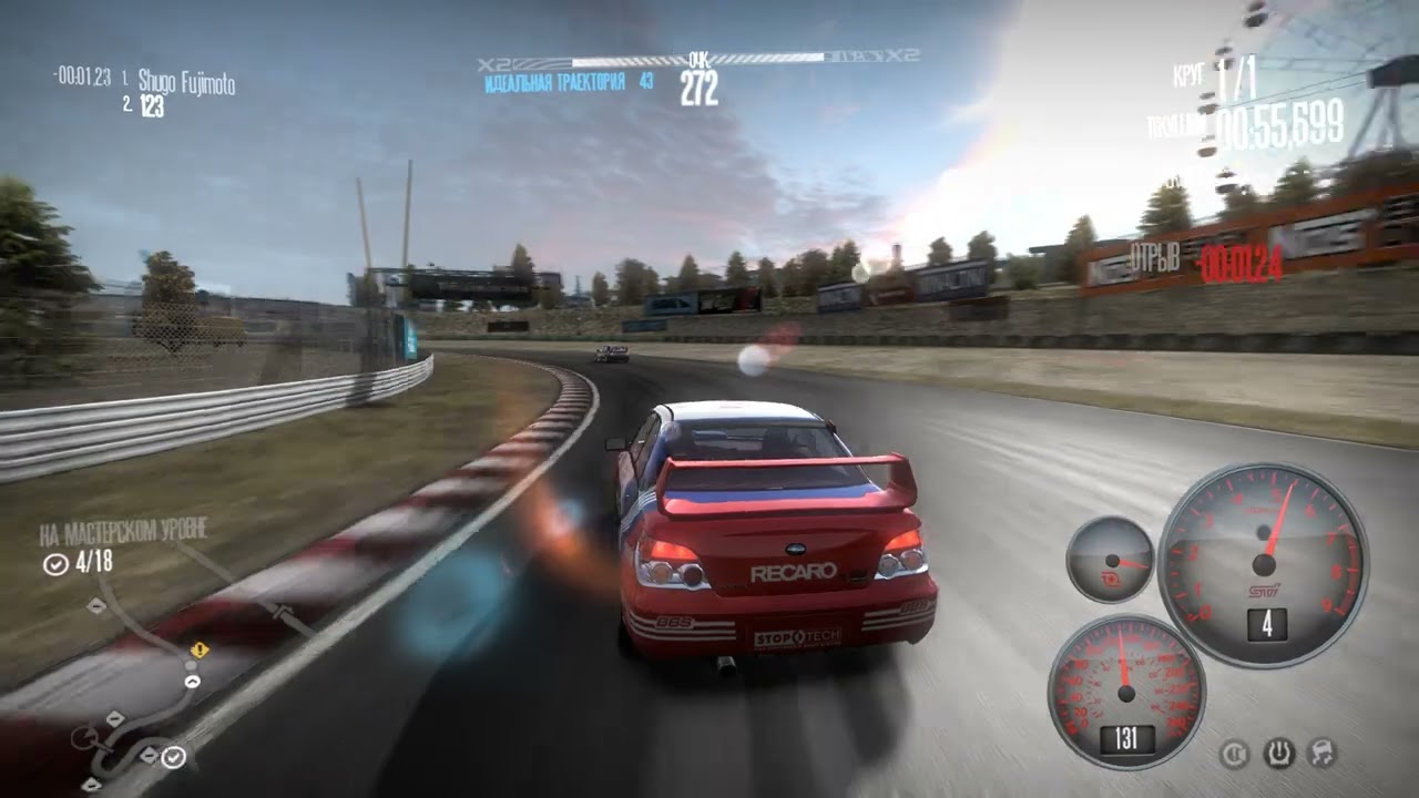 Need for Speed  Shift  2 уровень  27  Car Battle  5  WRX STI против Evolution IX  2 заезд  7 попытка