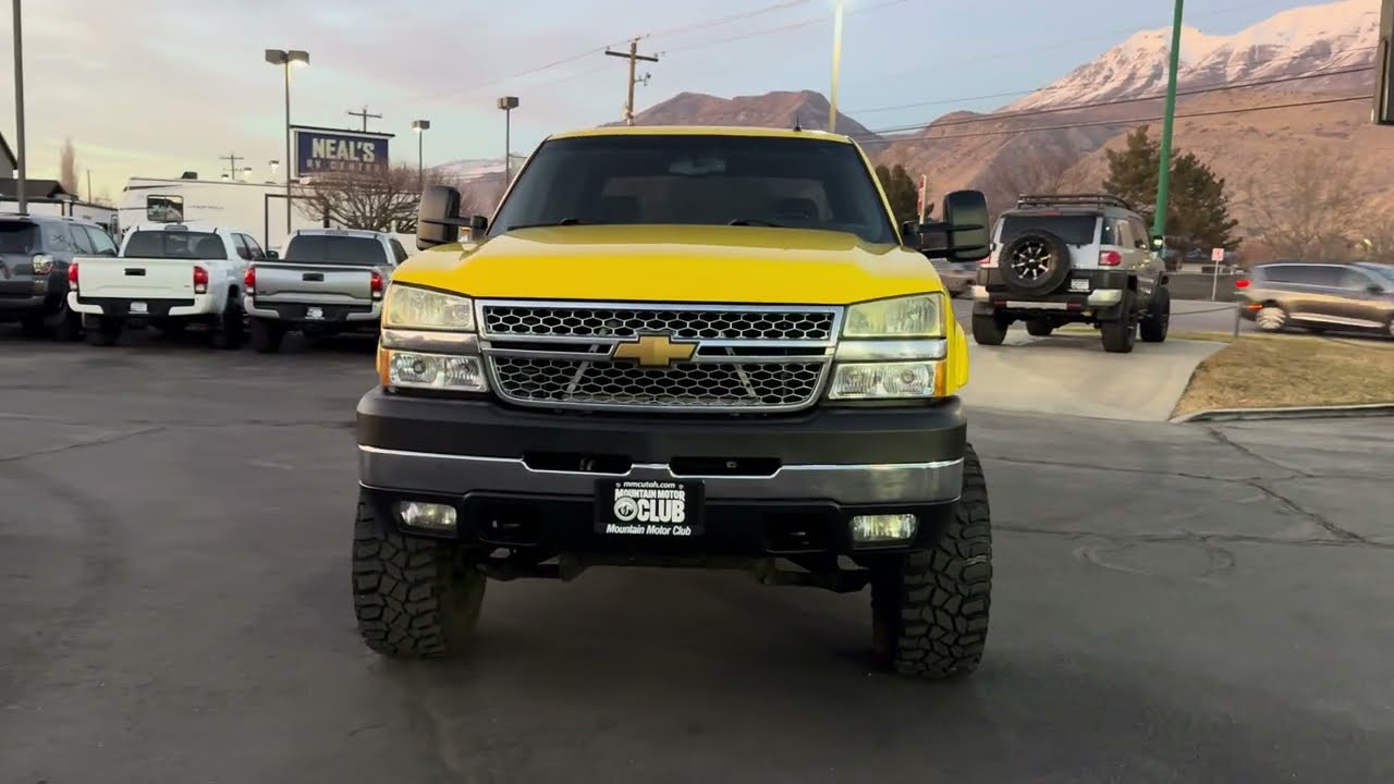 2007 Chevrolet 2500HD Lifted LBZ Duramax Yellow