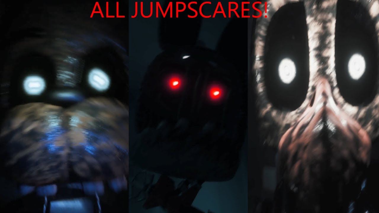 THE JOY OF CREATION STORY MODE ALL JUMPSCARES!