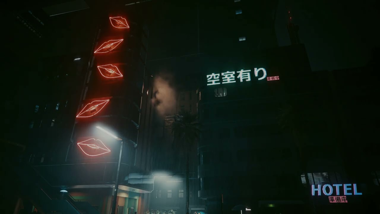 9 Hours of Cyberpunk Night Rain – Binaural Neon Streets Ambience Headphones