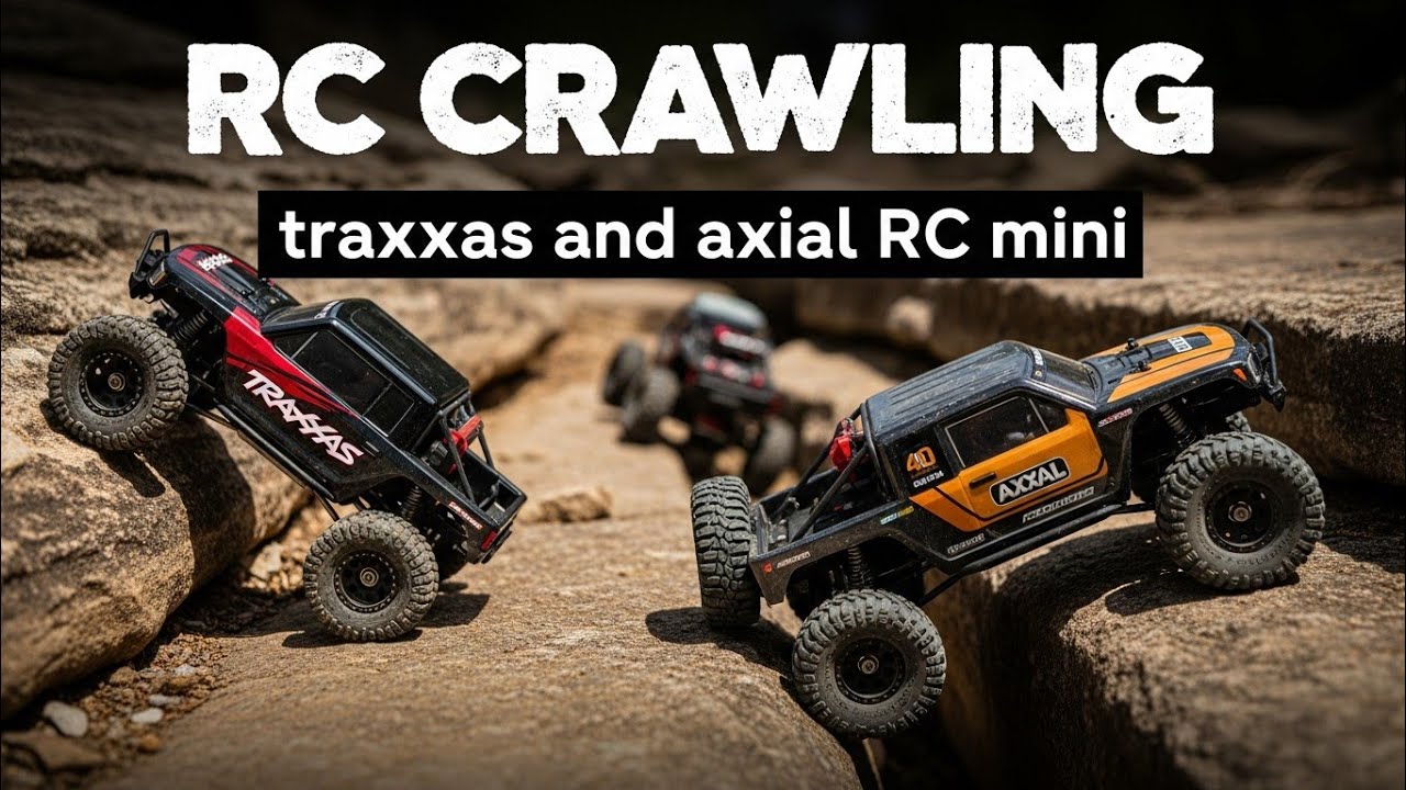 Traxxas/Axial crawling CLEETHORPES Basecamp trx4m and Capra 4WS #crawling #rccrawler #rclife ❤️ #RC 
